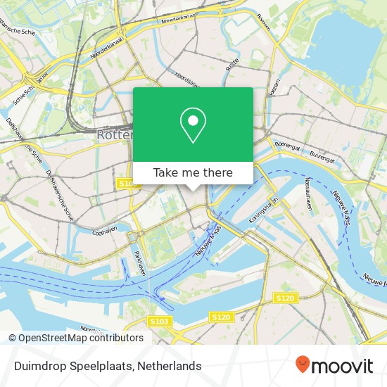 Duimdrop Speelplaats map