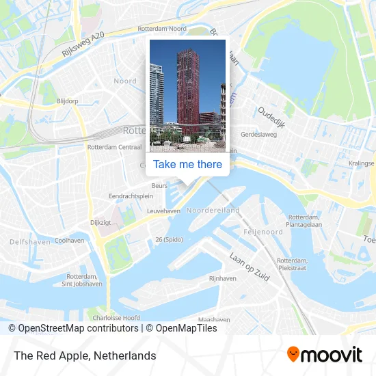 The Red Apple map