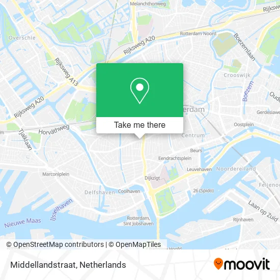 Middellandstraat map
