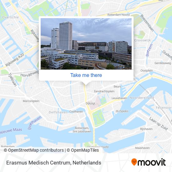 Erasmus Medisch Centrum map