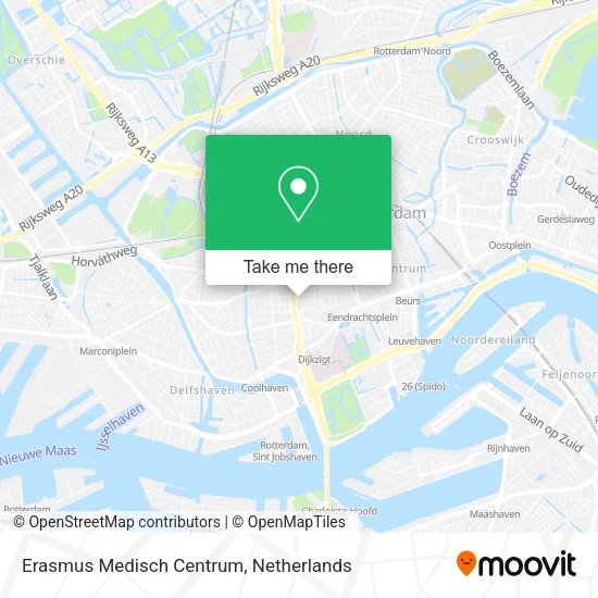 Erasmus Medisch Centrum map