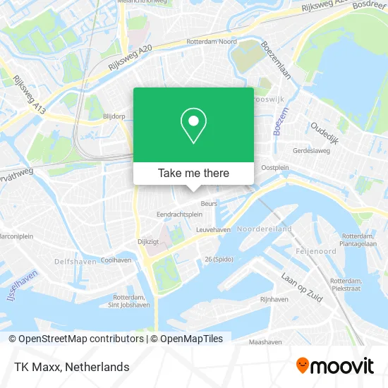 TK Maxx map