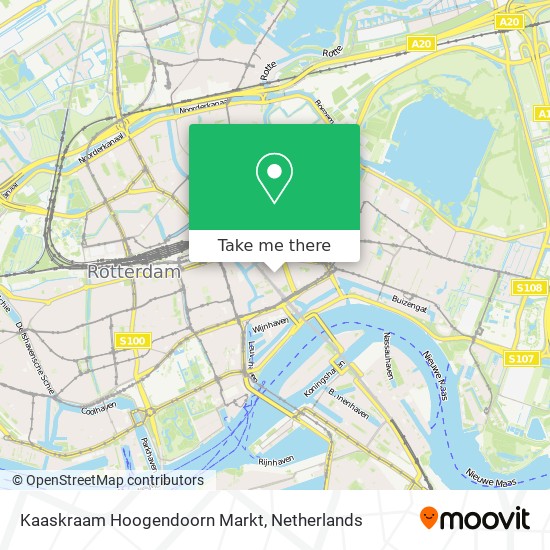 Kaaskraam Hoogendoorn Markt map