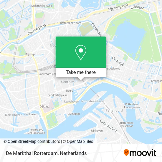 De Markthal Rotterdam map