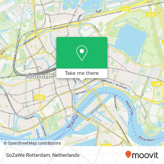 SoZaWe Rotterdam map