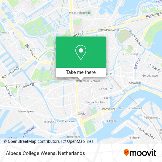 Albeda College Weena map