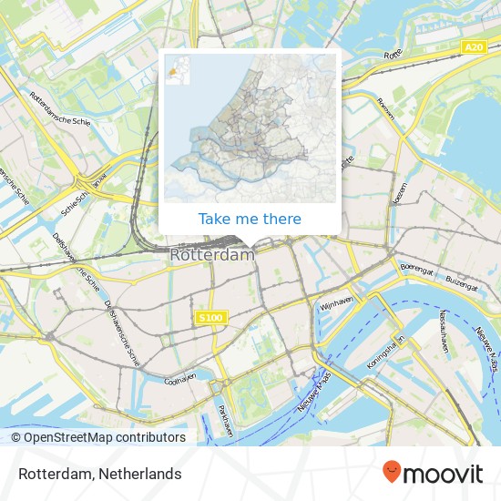 Rotterdam map