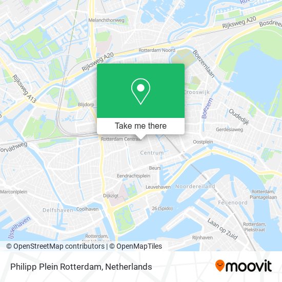 Philipp Plein Rotterdam map