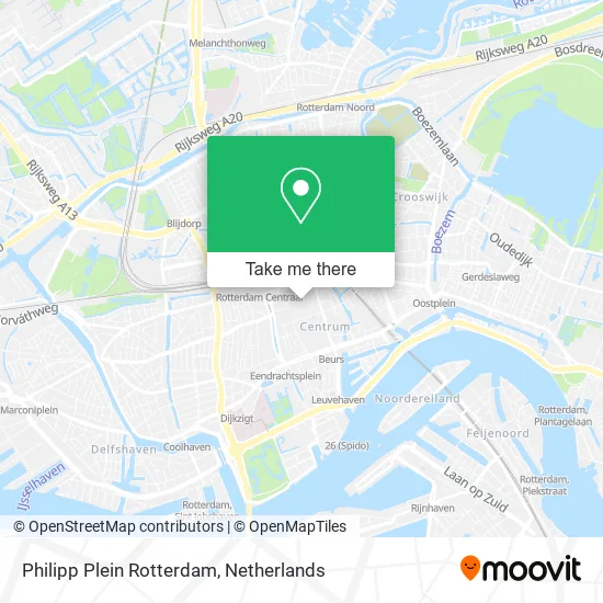 Philipp Plein Rotterdam map