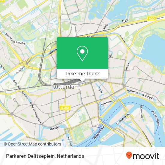 Parkeren Delftseplein map