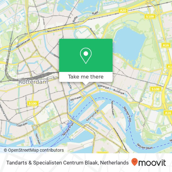 Tandarts & Specialisten Centrum Blaak map