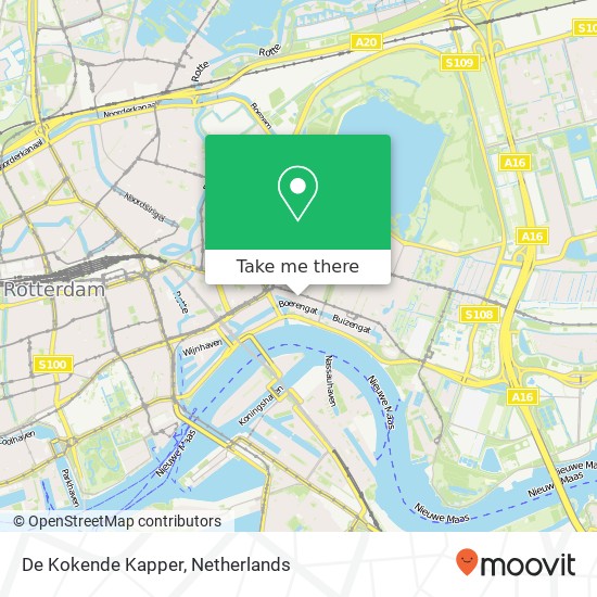 De Kokende Kapper map