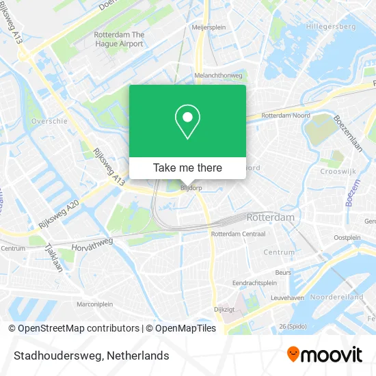 Stadhoudersweg map