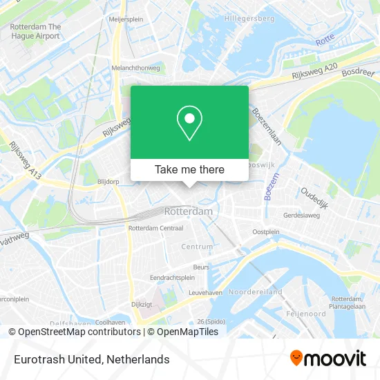 Eurotrash United map
