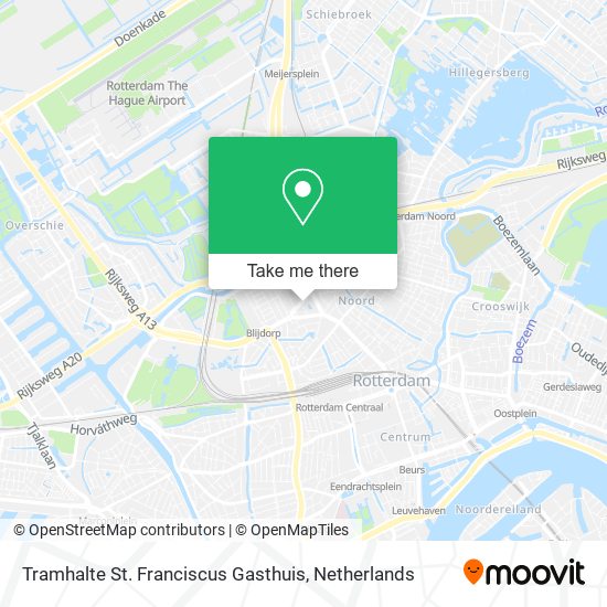 Tramhalte St. Franciscus Gasthuis map