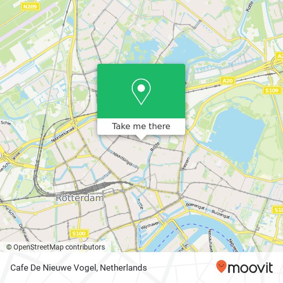 Cafe De Nieuwe Vogel map