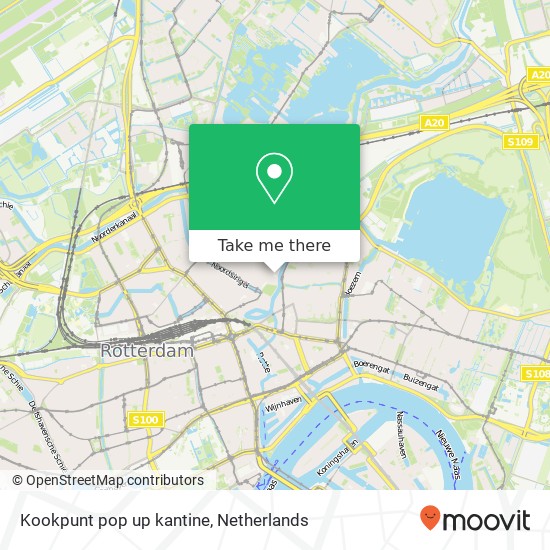 Kookpunt pop up kantine map