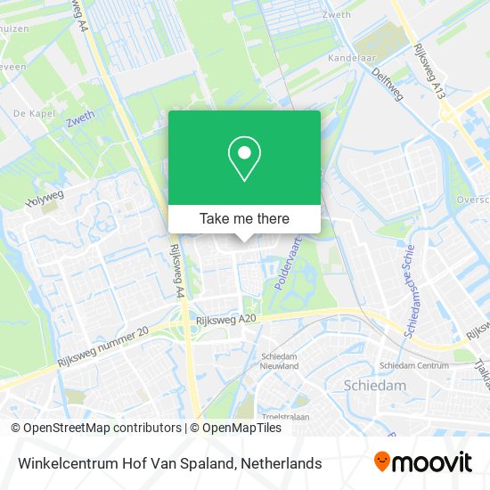 Winkelcentrum Hof Van Spaland map