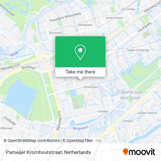 Pameijer Kromhoutstraat map