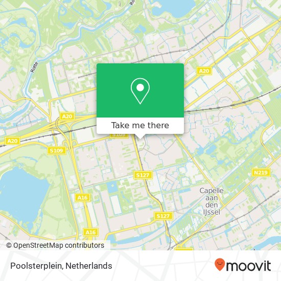Poolsterplein map