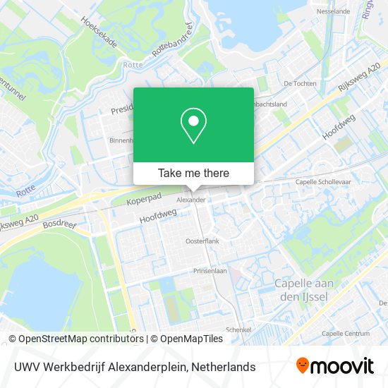 UWV Werkbedrijf Alexanderplein map