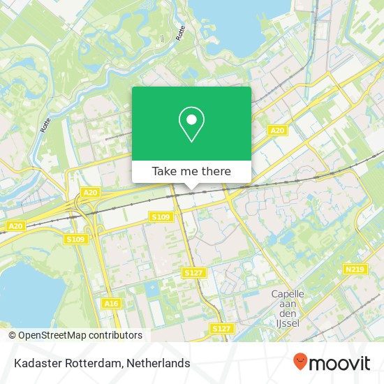 Kadaster Rotterdam map