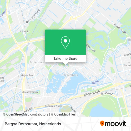 Bergse Dorpstraat map