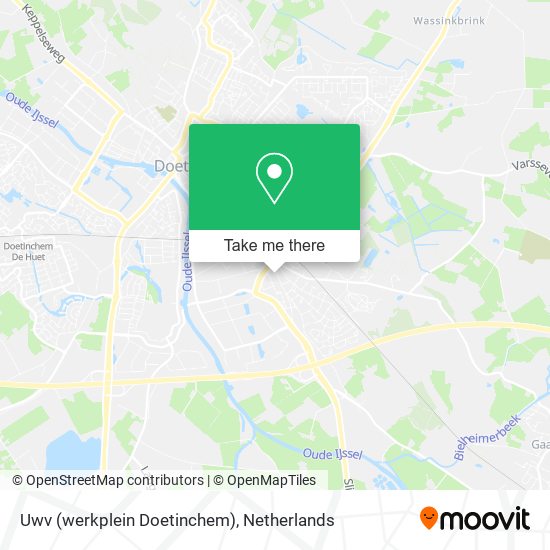 Uwv (werkplein Doetinchem) Karte