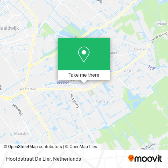 Hoofdstraat De Lier map