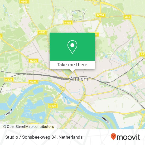 Studio / Sonsbeekweg 34 map