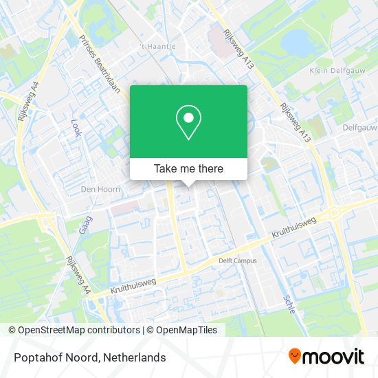 Poptahof Noord map