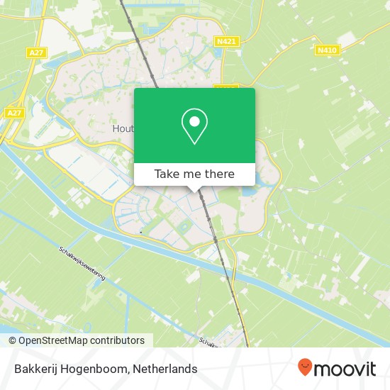 Bakkerij Hogenboom map