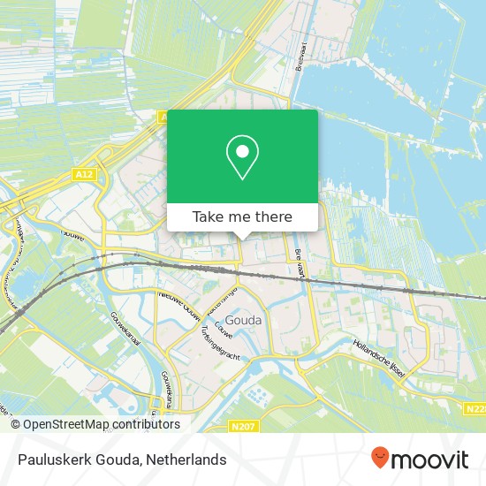 Pauluskerk Gouda map