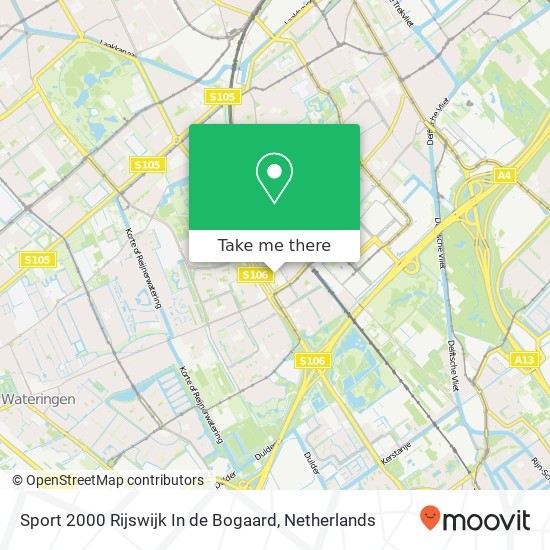 Sport 2000 Rijswijk In de Bogaard Karte