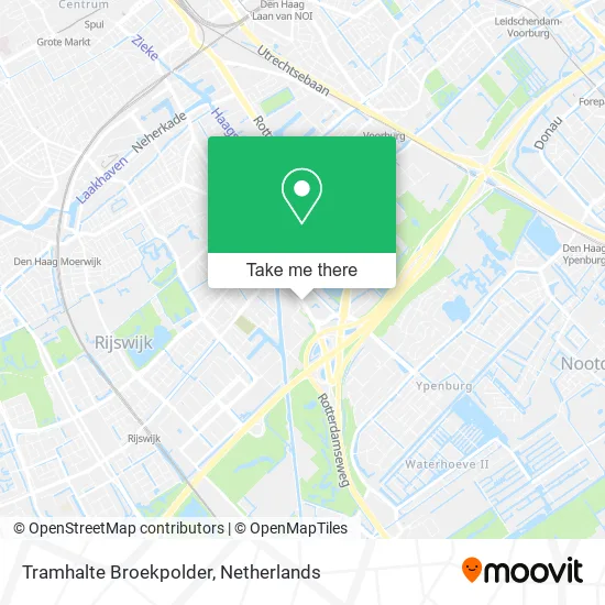 Tramhalte Broekpolder Karte