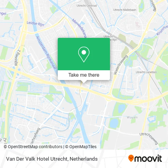 Van Der Valk Hotel Utrecht map