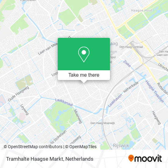 Tramhalte Haagse Markt map