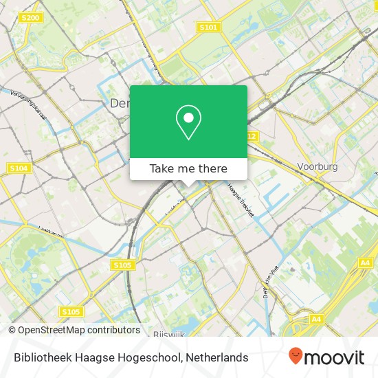 Bibliotheek Haagse Hogeschool map