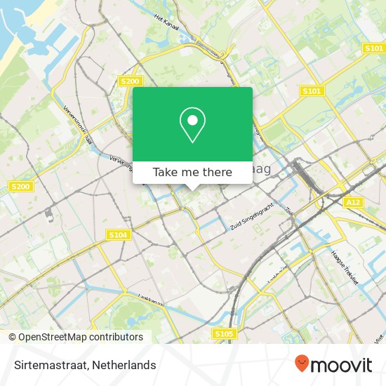 Sirtemastraat map