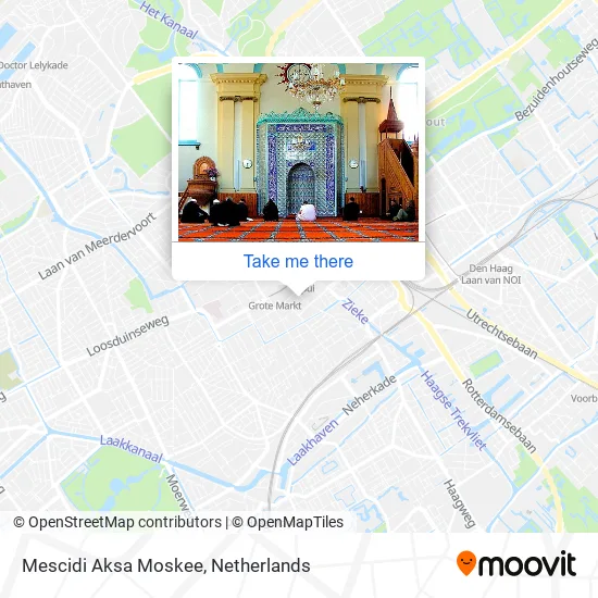 Mescidi Aksa Moskee map