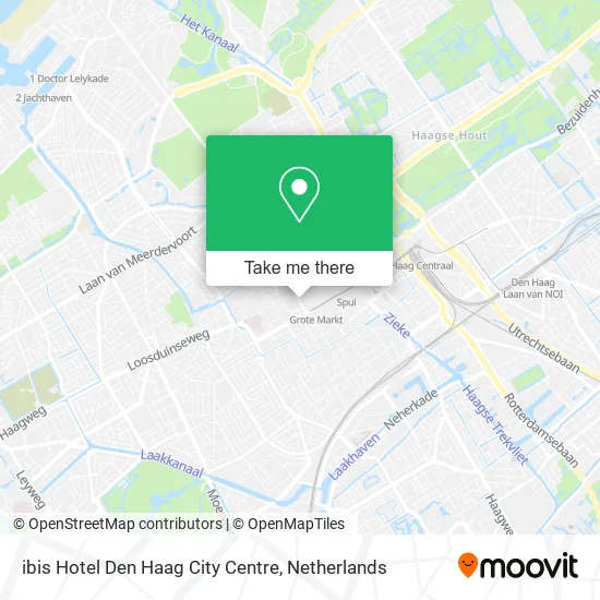 ibis Hotel Den Haag City Centre map