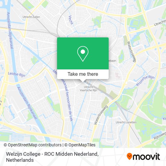 Welzijn College - ROC Midden Nederland map