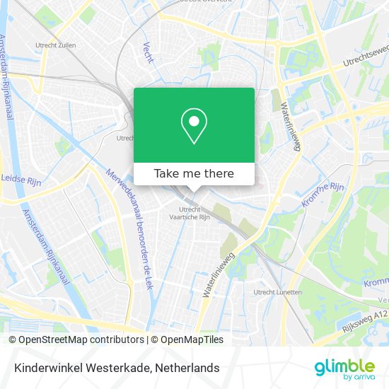 Kinderwinkel Westerkade map