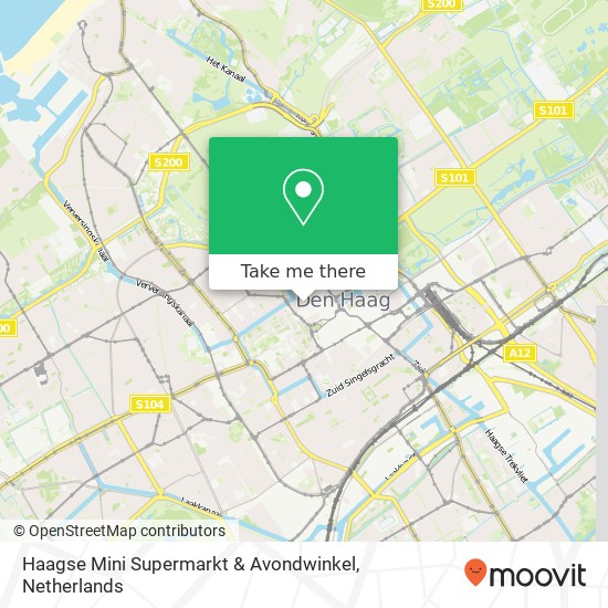 Haagse Mini Supermarkt & Avondwinkel Karte