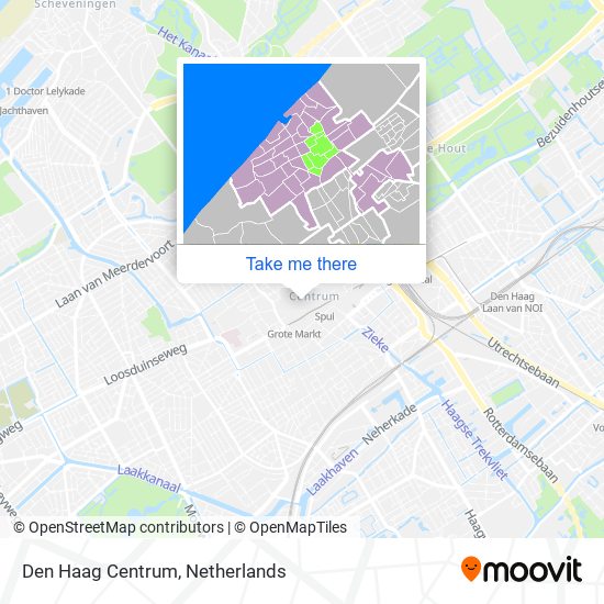 Den Haag Centrum map