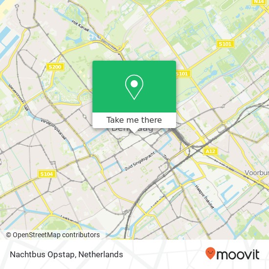 Nachtbus Opstap map