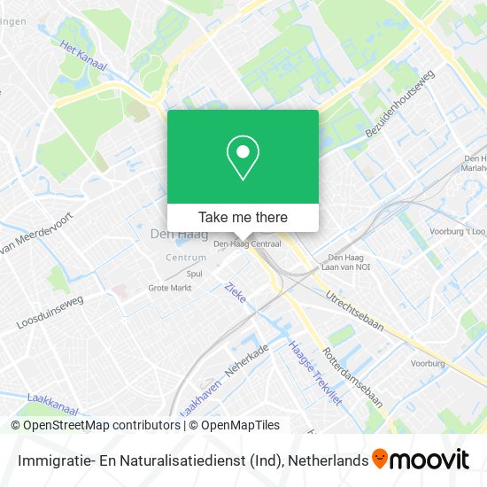 Immigratie- En Naturalisatiedienst (Ind) map