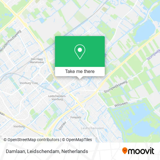 Damlaan, Leidschendam map
