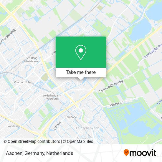 Aachen, Germany map