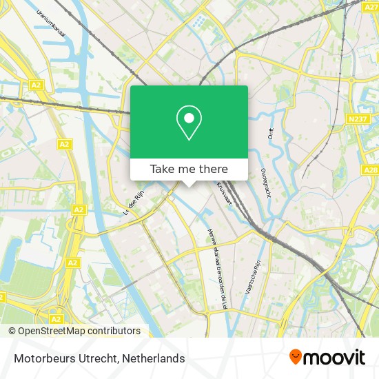 Motorbeurs Utrecht Karte